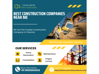 Best Construction Company Near Me, Chennai
